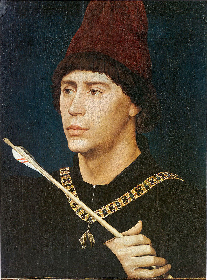 罗吉尔·凡·德尔·维登 Polyptych with the Nativity Portrait of Antoine, bastard of Burgundy