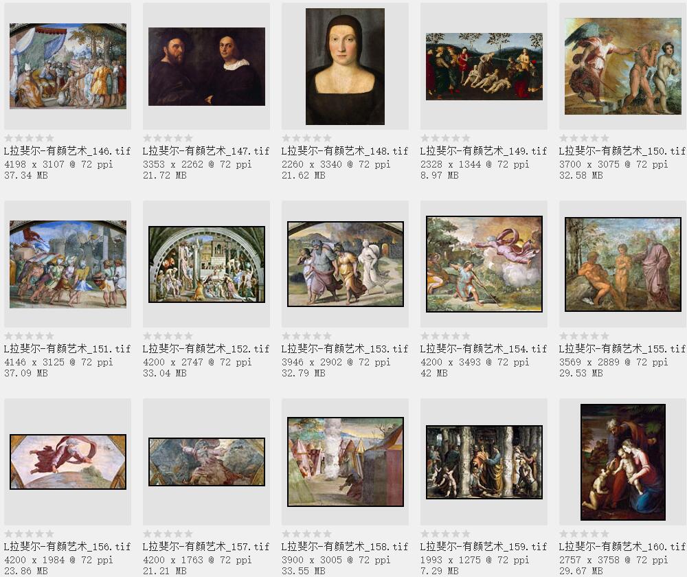 文艺复兴三杰之意大利画家拉斐尔·桑西 高清作品集