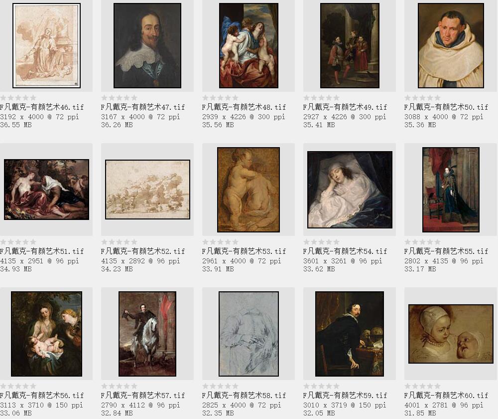 西方绘画大师:安东尼· 凡· 戴克高清作品集