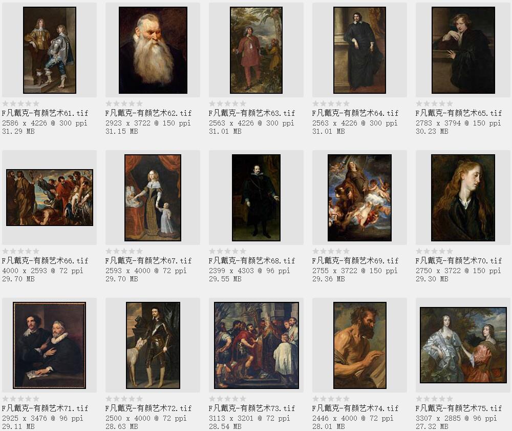 西方绘画大师:安东尼· 凡· 戴克高清作品集