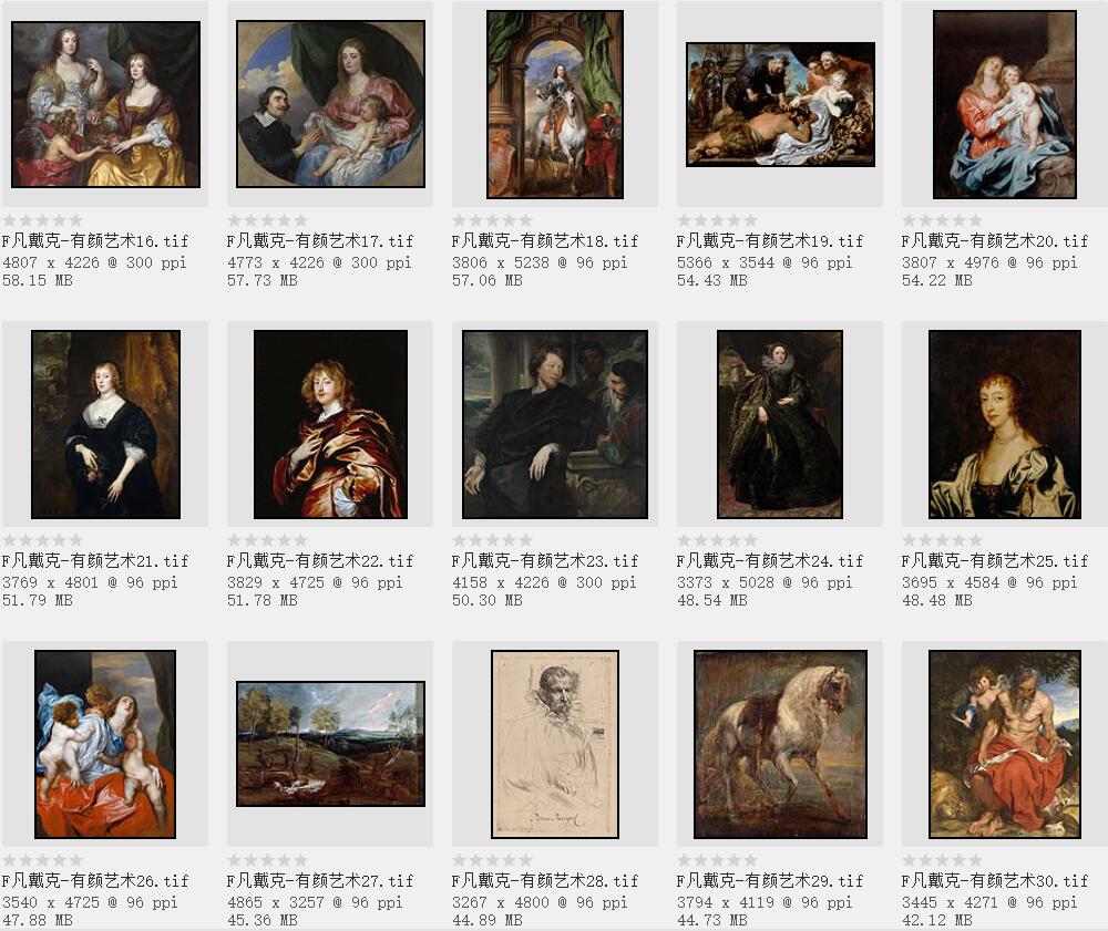 西方绘画大师:安东尼· 凡· 戴克高清作品集