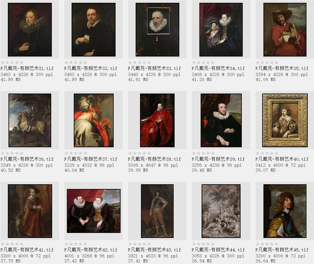 西方绘画大师:安东尼· 凡· 戴克高清作品集