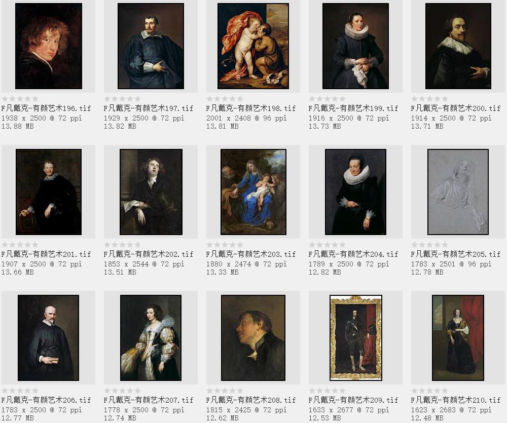 西方绘画大师:安东尼· 凡· 戴克高清作品集
