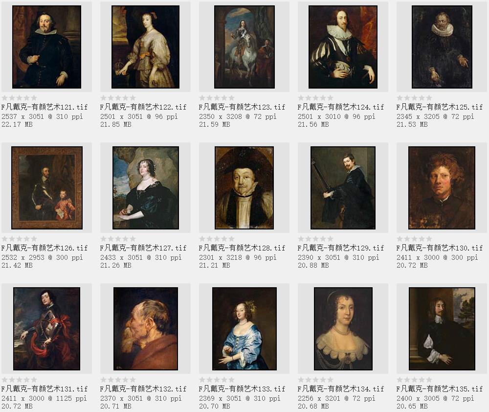 西方绘画大师:安东尼· 凡· 戴克高清作品集