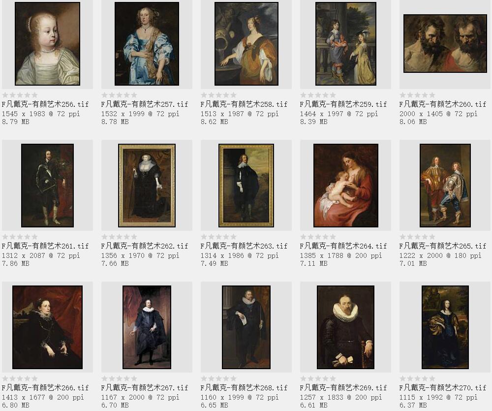 西方绘画大师:安东尼· 凡· 戴克高清作品集