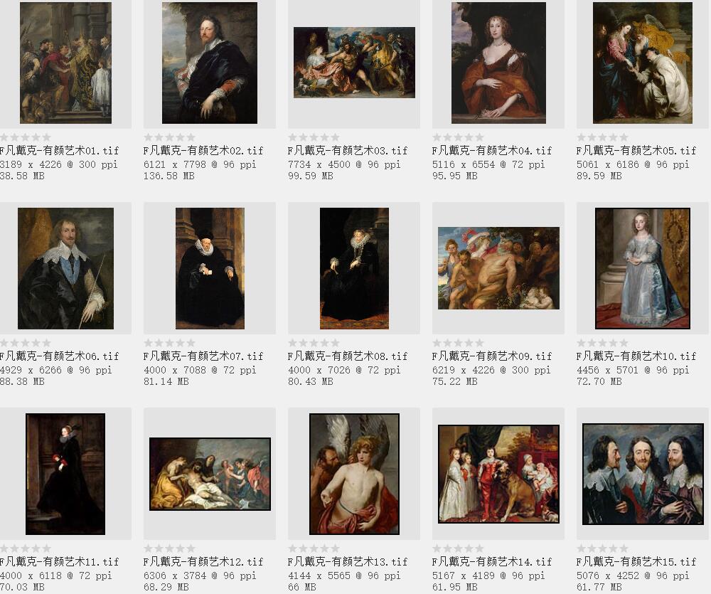 西方绘画大师:安东尼· 凡· 戴克高清作品集