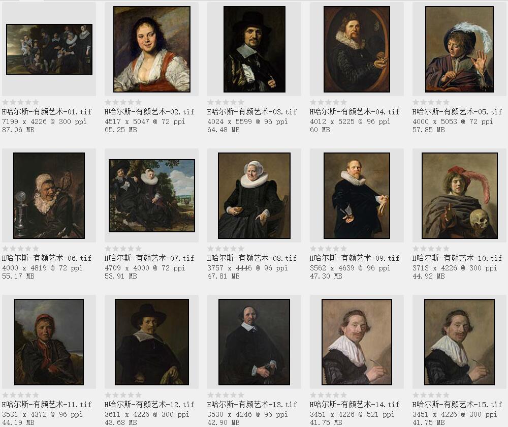 荷兰肖像画家:弗兰斯·哈尔斯 布面油彩作品合集欣赏
