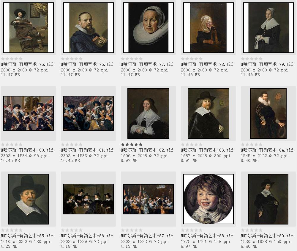 荷兰肖像画家:弗兰斯·哈尔斯 布面油彩作品合集欣赏