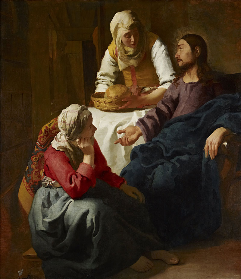 Christ in the House of Martha and Mary(基督在玛莎和玛丽的家里)