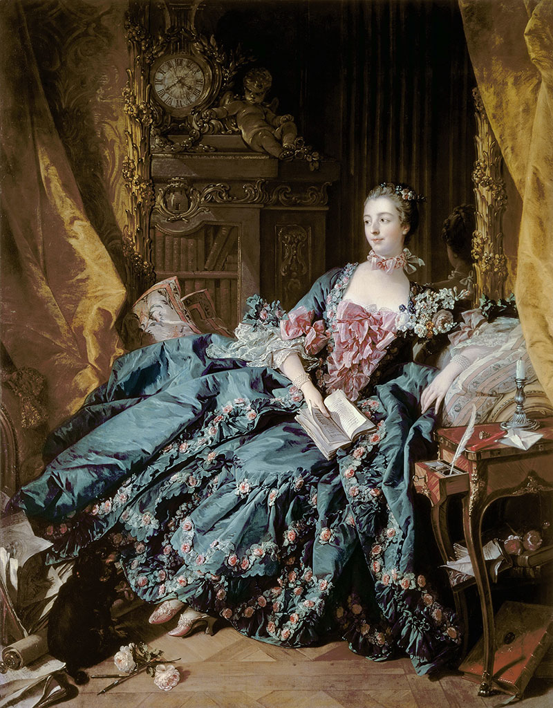 Madame de Pompadour
1756年,肖像画,布面油画
