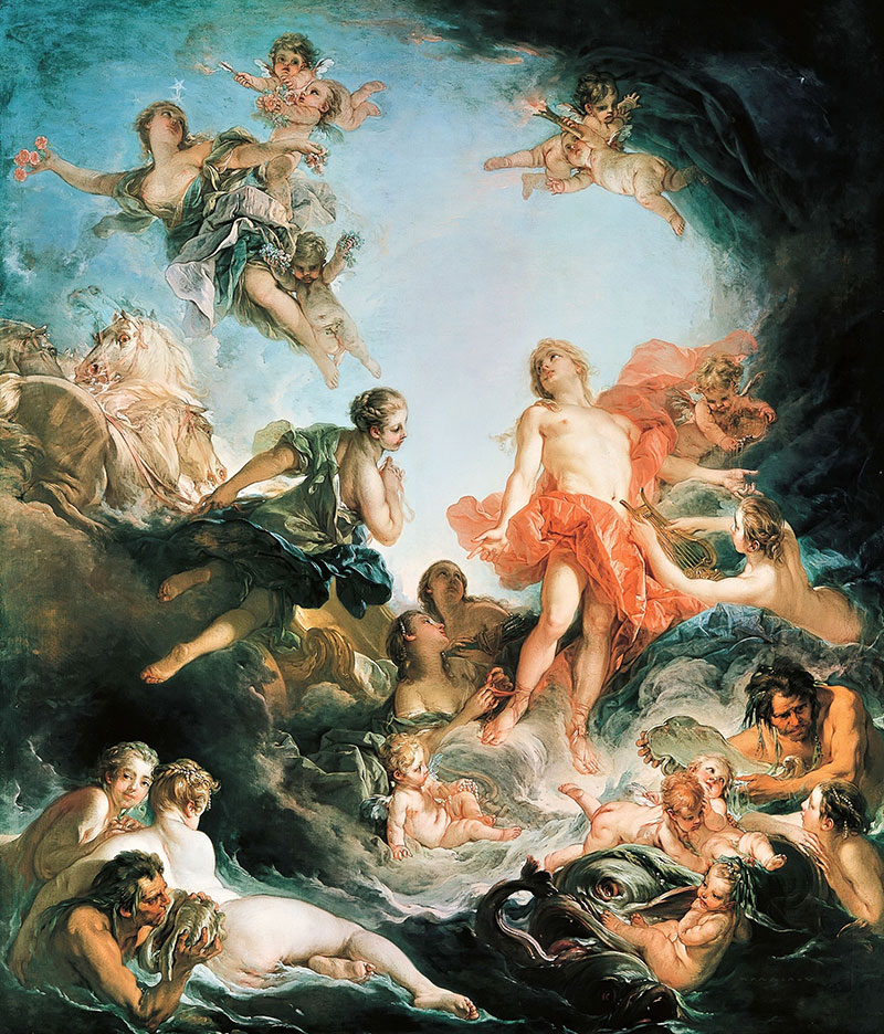 太阳的升起 - Geniuses of arts
1753年,神话画,布面油画,261 x 318 cm