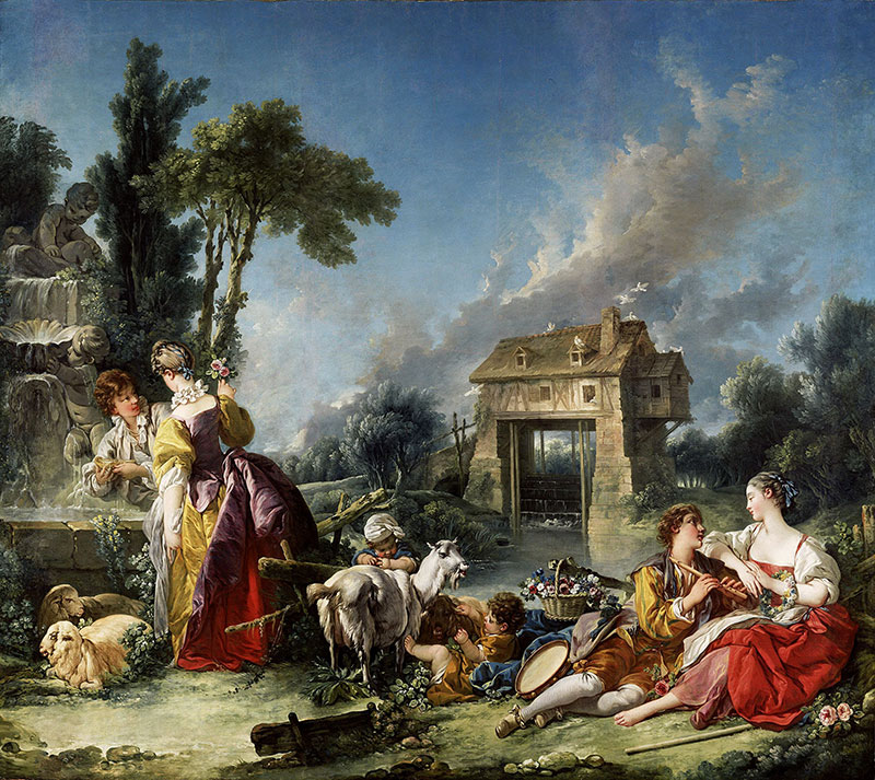 The Fountain of Love
1748年,田园画,布面油画