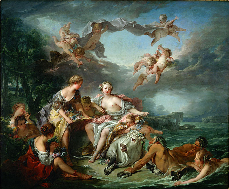 欧洲的绑架 - The Abduction of Europe
1747年,神话画,布面油画