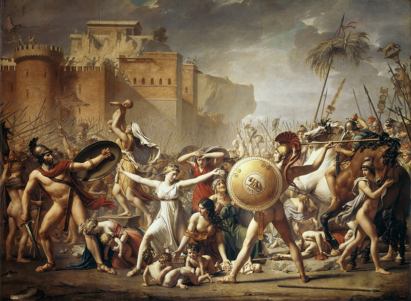 萨宾妇女 - The Sabine Women
1799年,历史画,布面油画