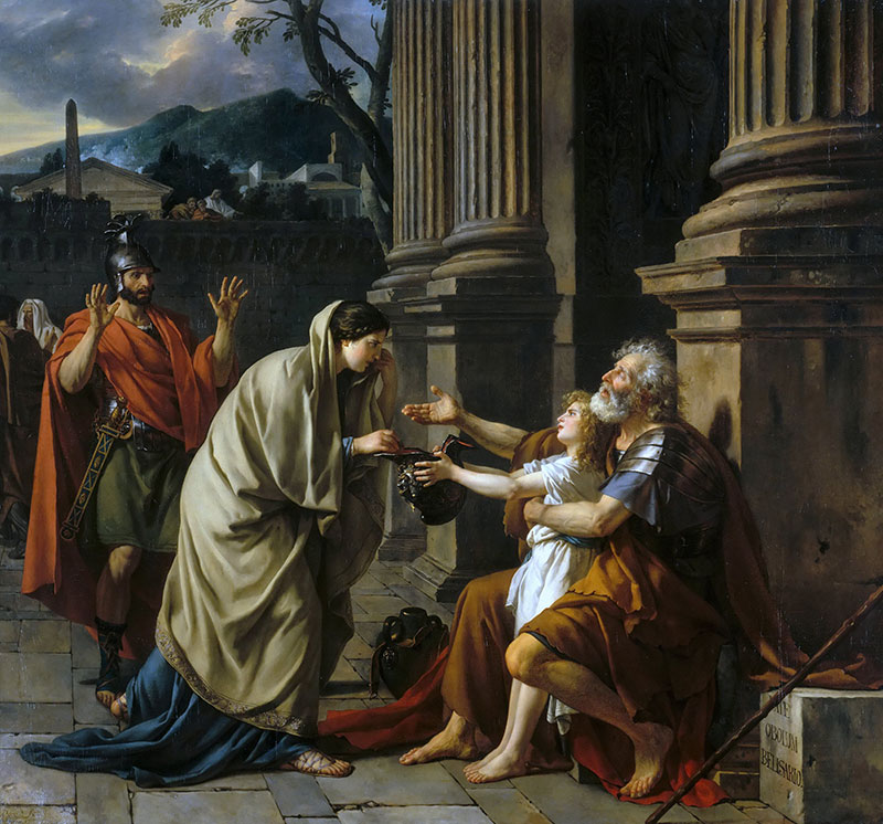 贝利萨留乞求施舍 - Belisarius Begging for Alms
1781年,历史画,布面油画