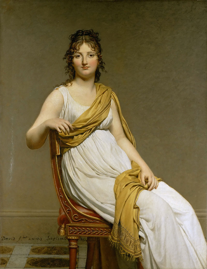 Portrait of Madame Raymond de Verninac
1798-1799年,肖像画,布面油画