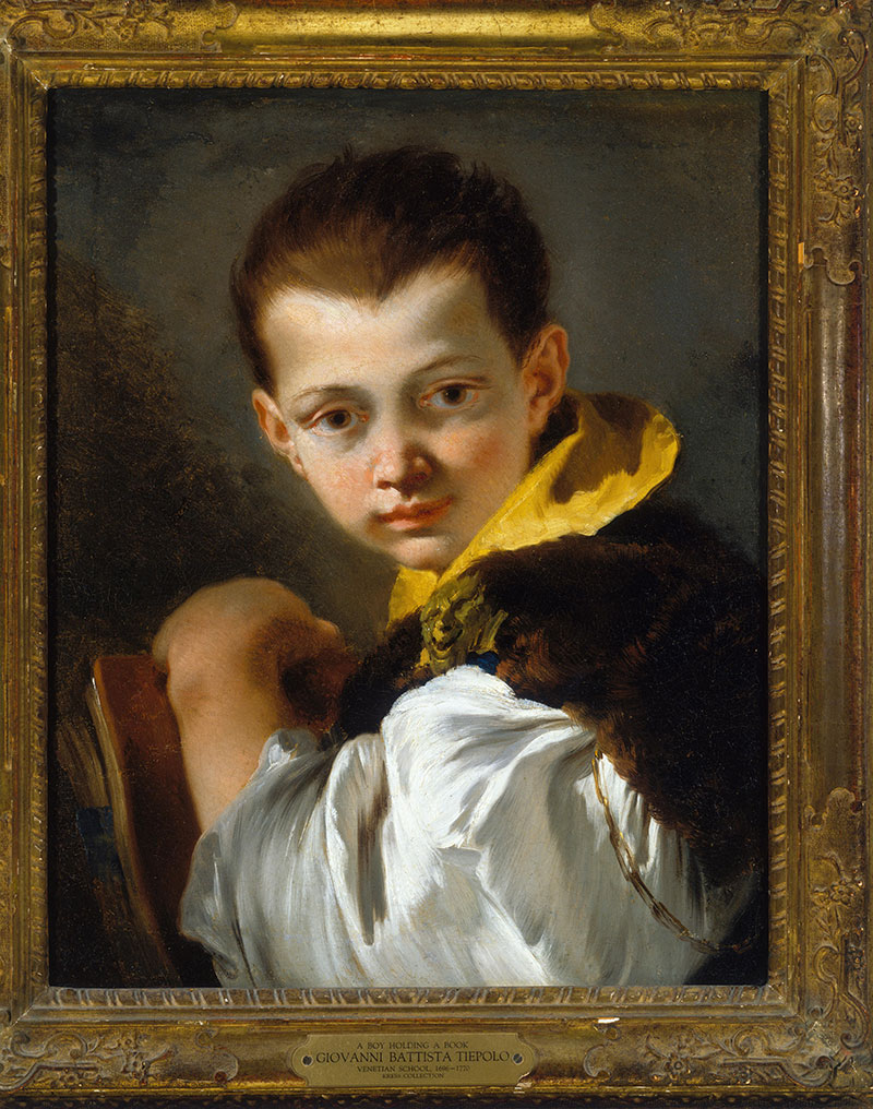 Boy Holding a Book (portrait of Lorenzo Tiepolo)
1750年,肖像画,布面油画