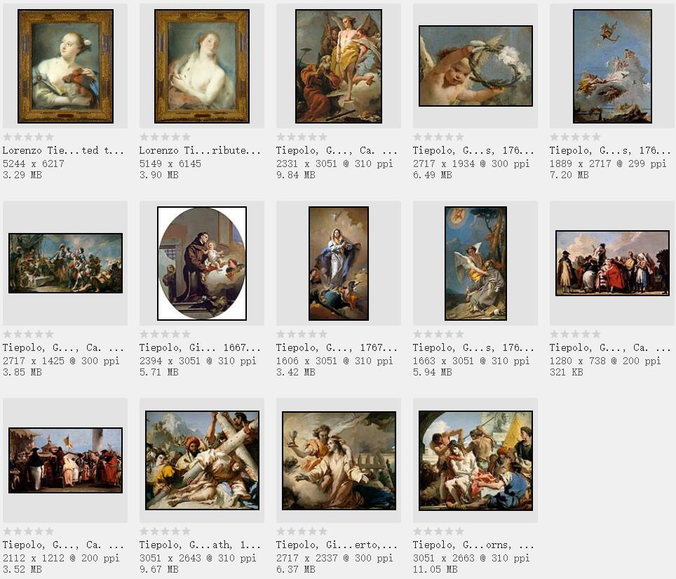 18世纪最负盛名的壁画大师:乔万尼·巴蒂斯塔·提埃波罗作品欣赏