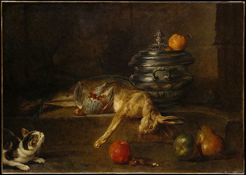 银碗 - The Silver Tureen
1728年,静物,布面油画