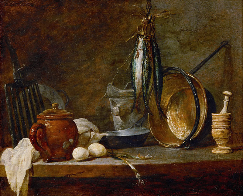 静物:快速日间菜单 -Still life: Fast Day Menu
1731年,静物,布面油画