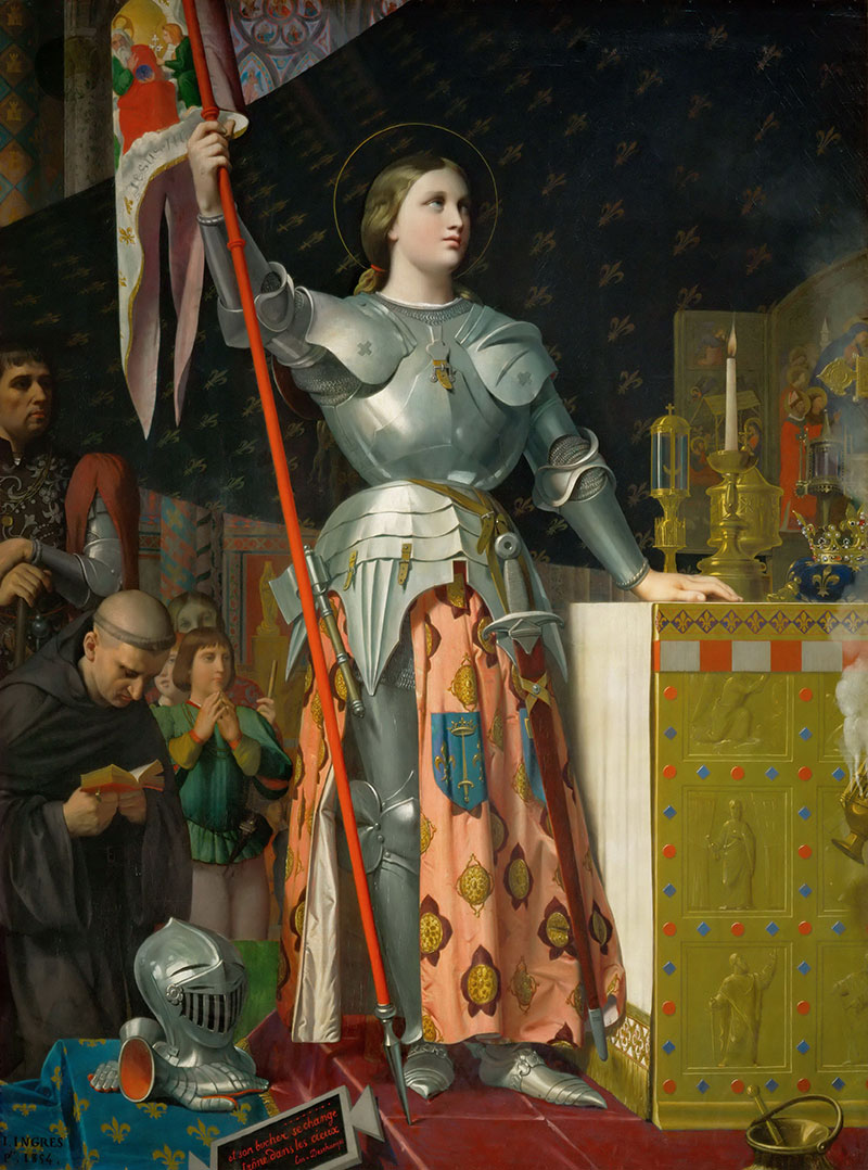 Joan of Arc on Corronation of Charles VII in the Cathedral of Reims
1854年,历史画,布面油画