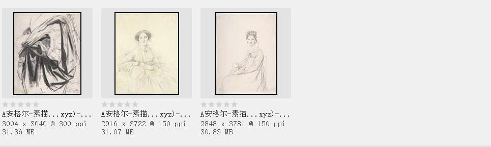 法国新古典主义美术的最后代表画家:安格尔 作品欣赏