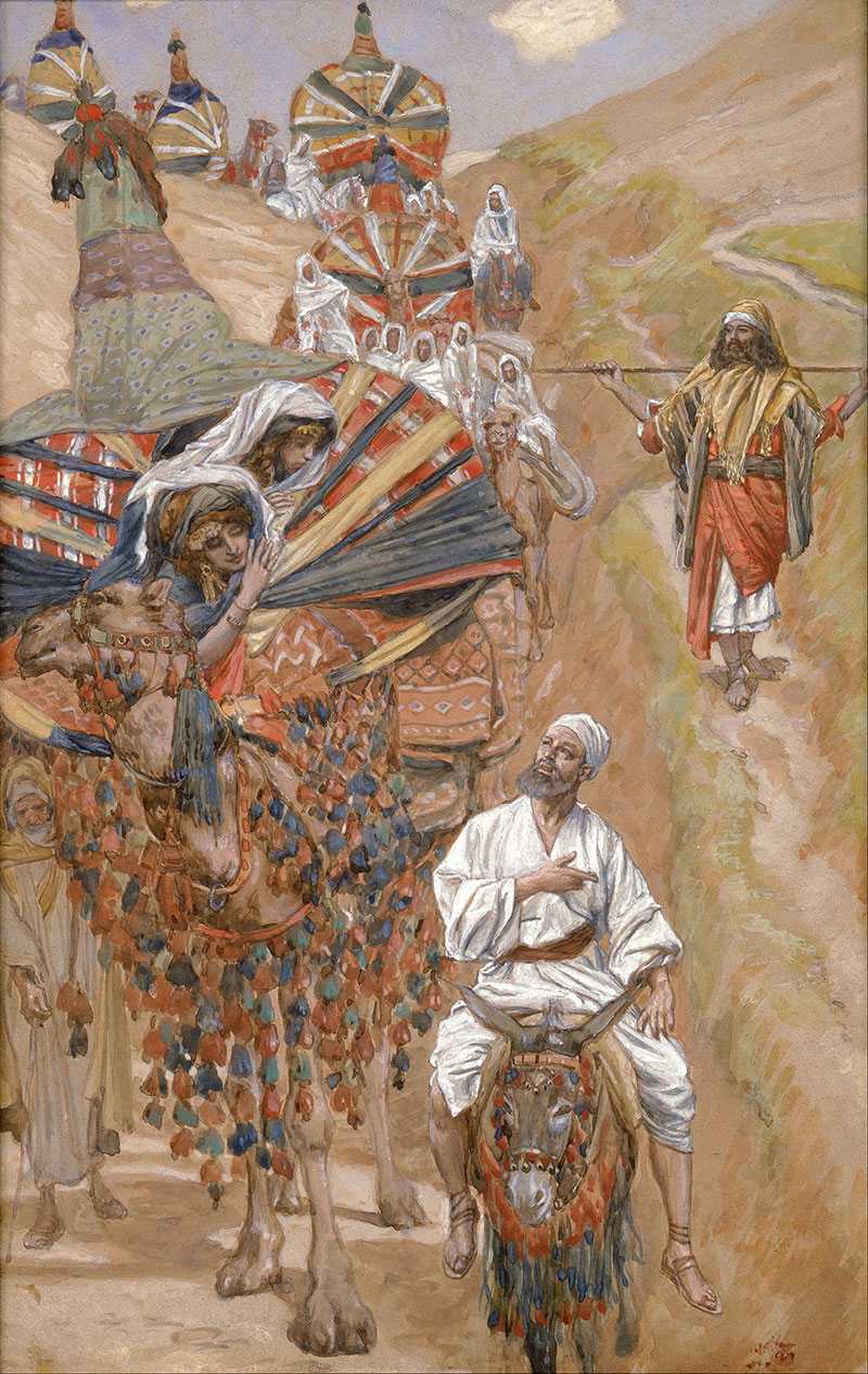 Rebecca Meets Isaac by the Way
1902年,象征主义,宗教画,水粉画