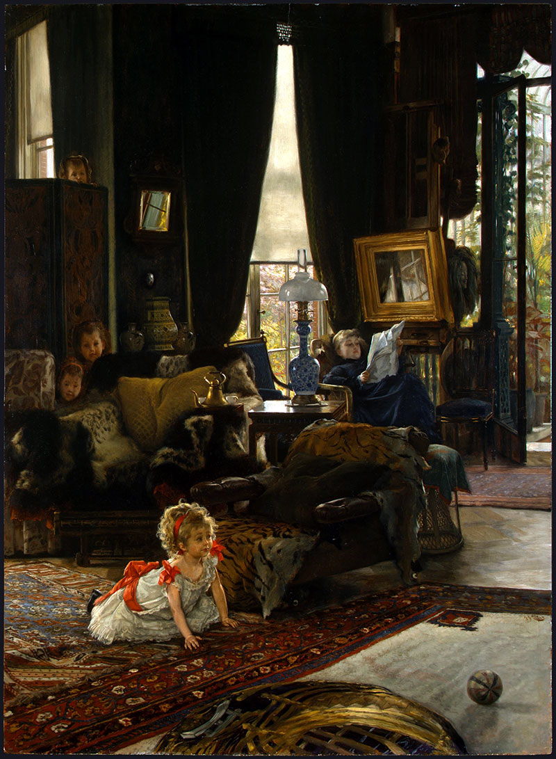 Hide and Seek
1882年,现实主义,风俗画,板面油画