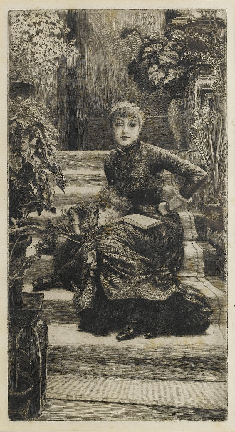 Older Sister
1881年,印象派,肖像画,铜板雕刻