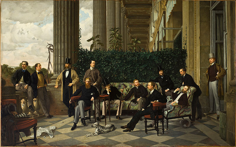 The Circle of the Rue Royale
1868年,现实主义,风俗画,布面油画