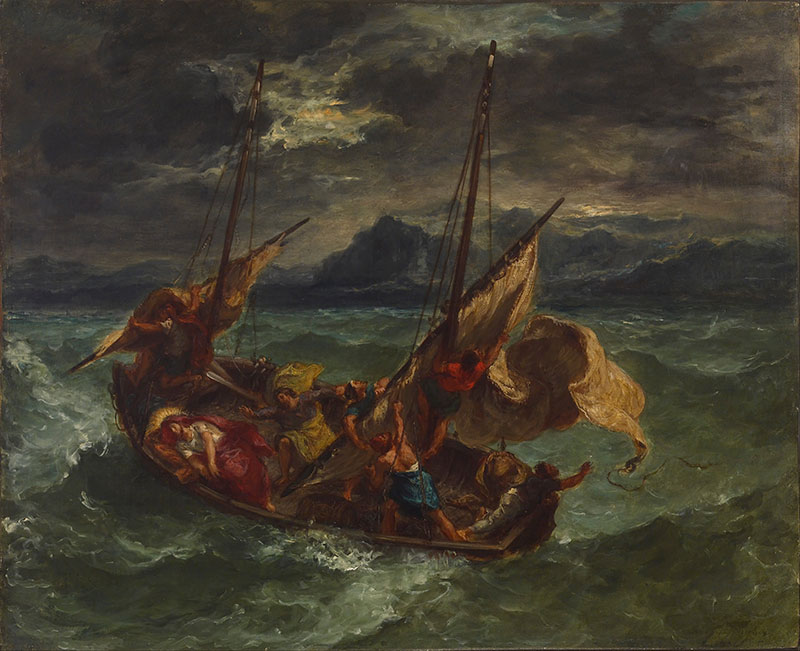 加利利海上的基督 - Christ on the Sea of Galilee
1854年,宗教画,布面油画,59.8 x 73.3 cm