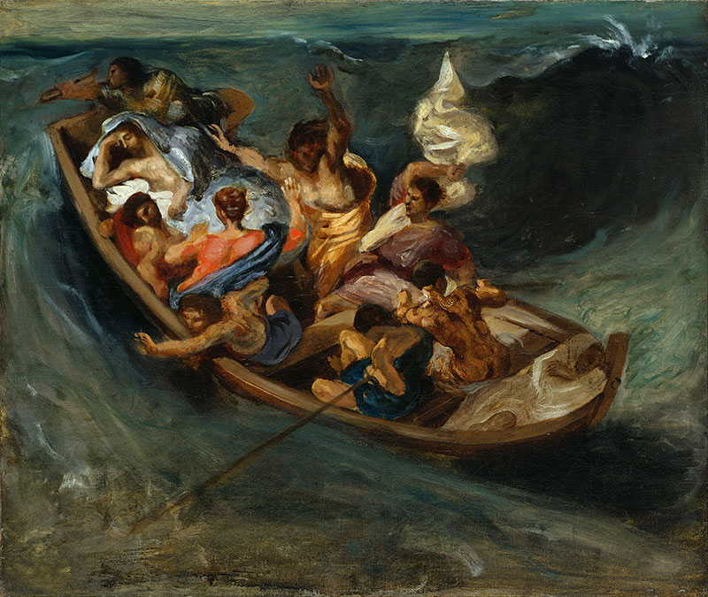 Christ on the Lake of Gennezaret
1854年,宗教画,布面油画