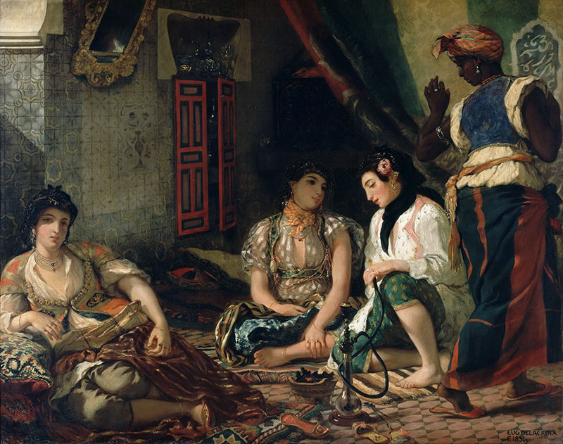 Women of Algiers in Their Apartment
1849年,肖像画,布面油画