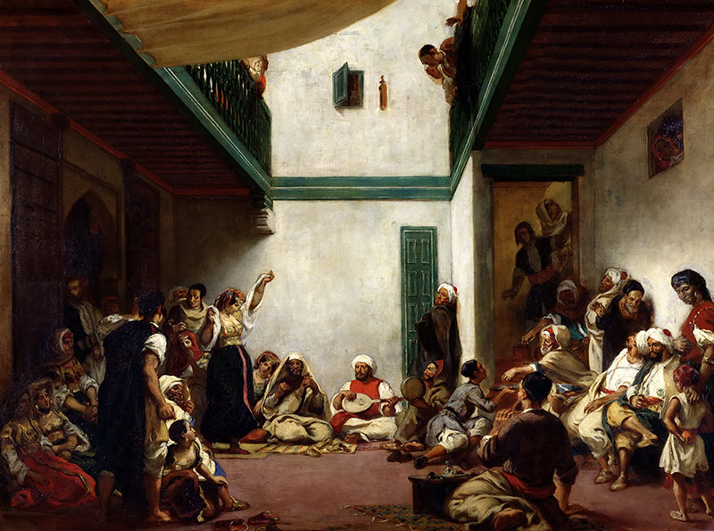 A Jewish wedding in Morocco
1841年,风俗画,布面油画