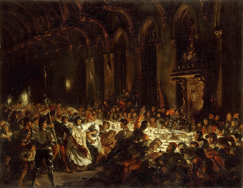 The Assassination of the Bishop of Liege
1829年,历史画,布面油画