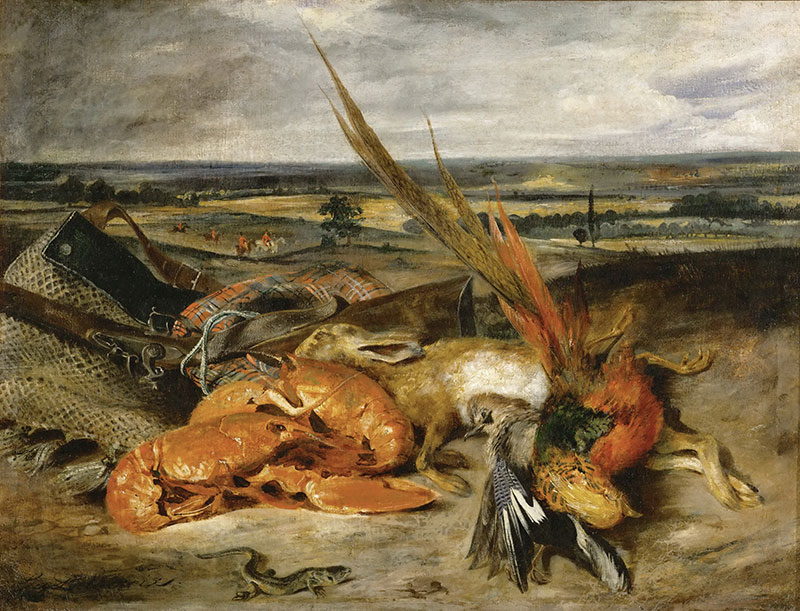 龙虾静物 - Still Life with Lobsters
1826-1827年,静物,布面油画