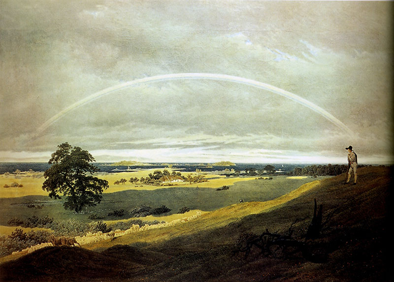 Landscape with rainbow
1810年,风景画,油画