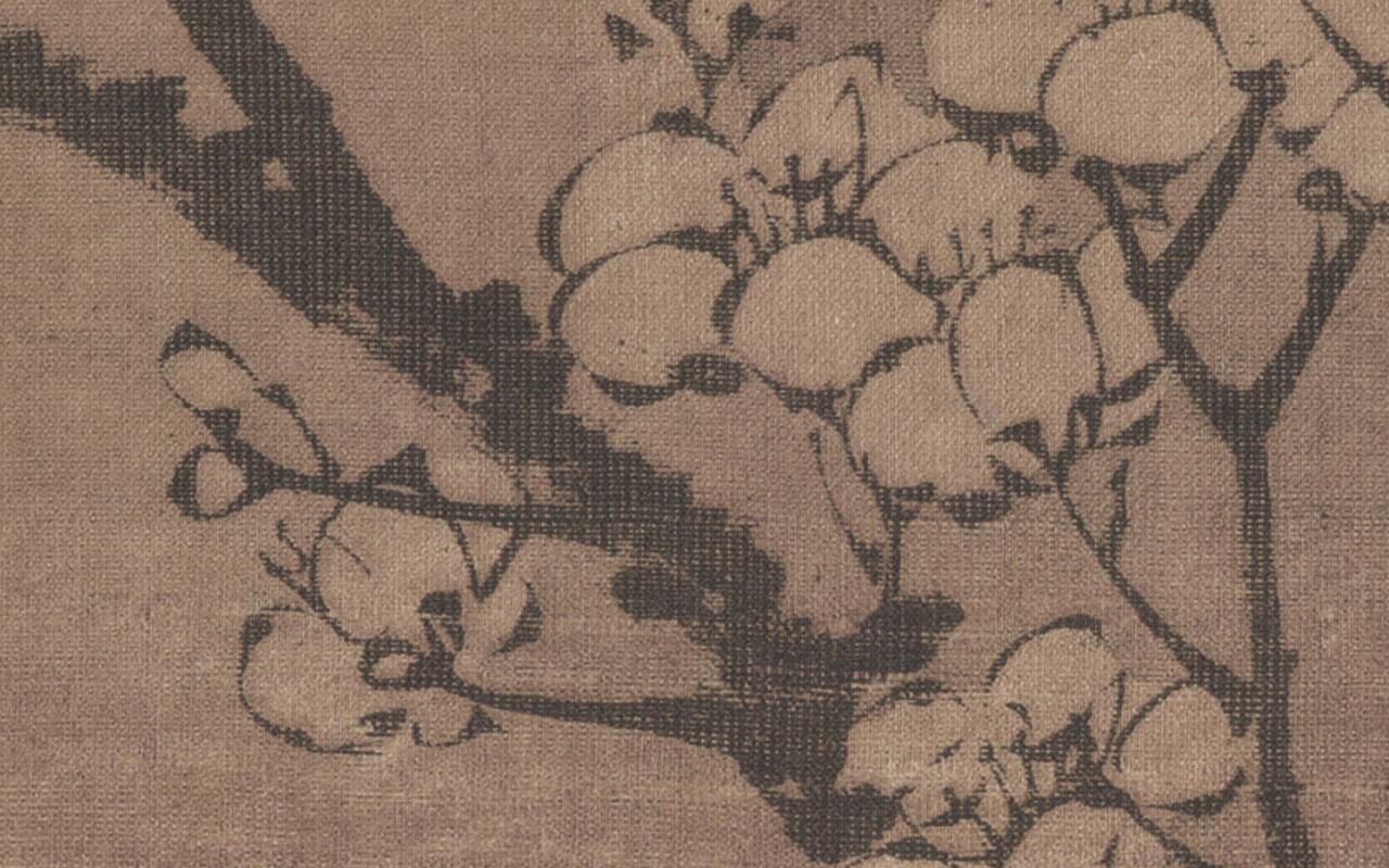 [元] 王冕《南枝春早图》

绢本 立轴 水墨 151.4x52.2 厘米

台北故宫博物院藏