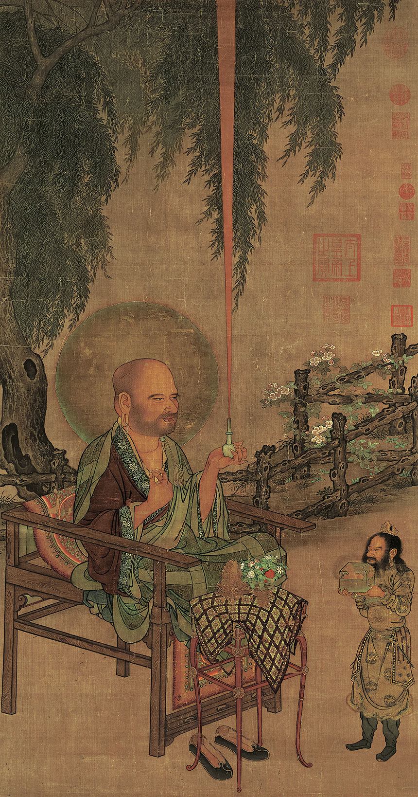 [宋] 刘松年《罗汉图轴四幅》